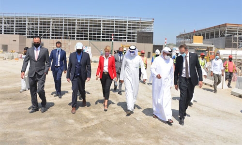 Industry Minister pays inspection visit to new BIECC project