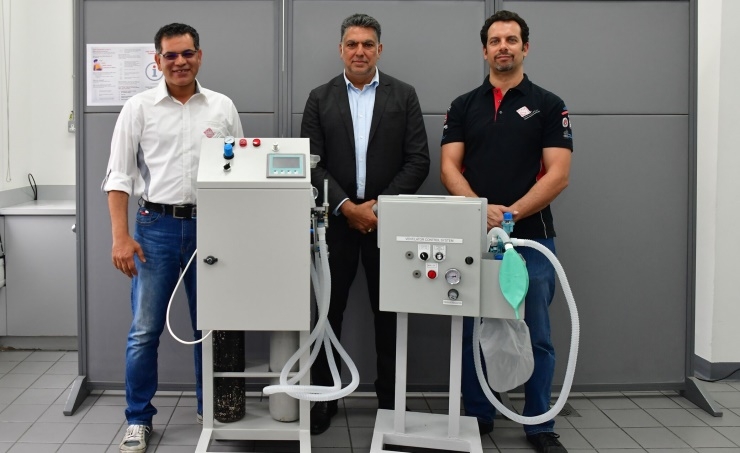 Bahrain International Circuit engineers design ventilator breathing aid