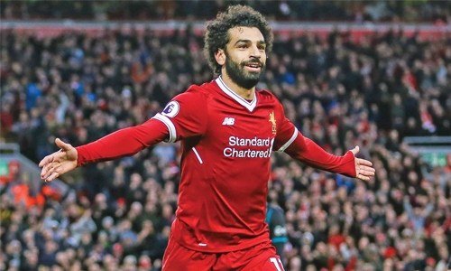 Salah brace lifts  Liverpool