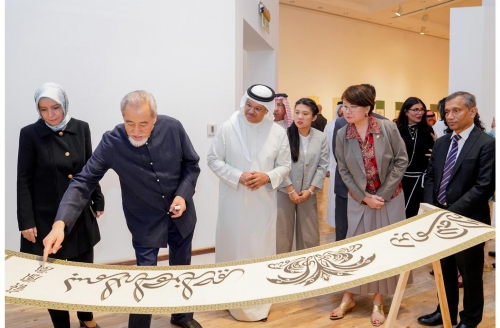 Chinese calligrapher showcases ‘Manifestations of Arabic Calligraphy’ Chinese calligrapher showcases ‘Manifestations of Arabic Calligraphy’