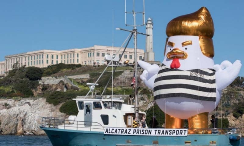 Inflatable ‘Trump Chicken’ to sail off coast of San Francisco