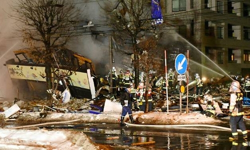 Japan police investigate cause of blast in Sapporo