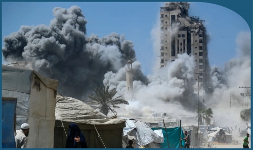 Fear Deepens as Israel Targets Tall Buildings in Gaza