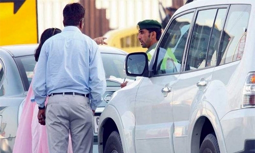 Pay traffic fine before leaving the country