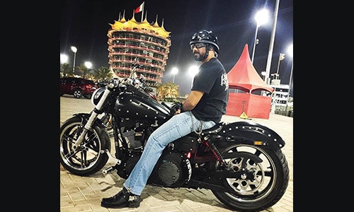 Hatim & his Harley