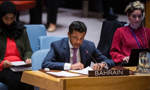 Bahrain reiterates support for Palestinian people's rights Bahrain reiterates support for Palestinian people's rights