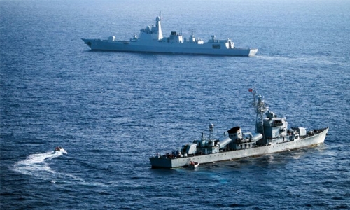 China protests after US warship sails near island China protests after US warship sails near island