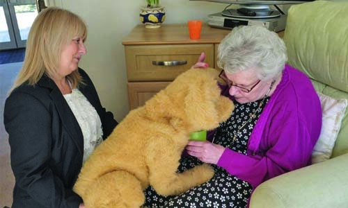 Robot dog lends a helping paw