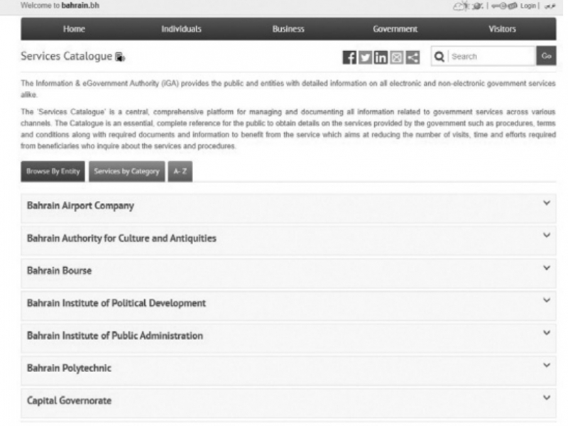 Government services catalogue launched Government services catalogue launched