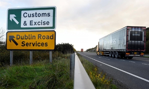 UK to test emergency plan for truck jam in no-deal Brexit